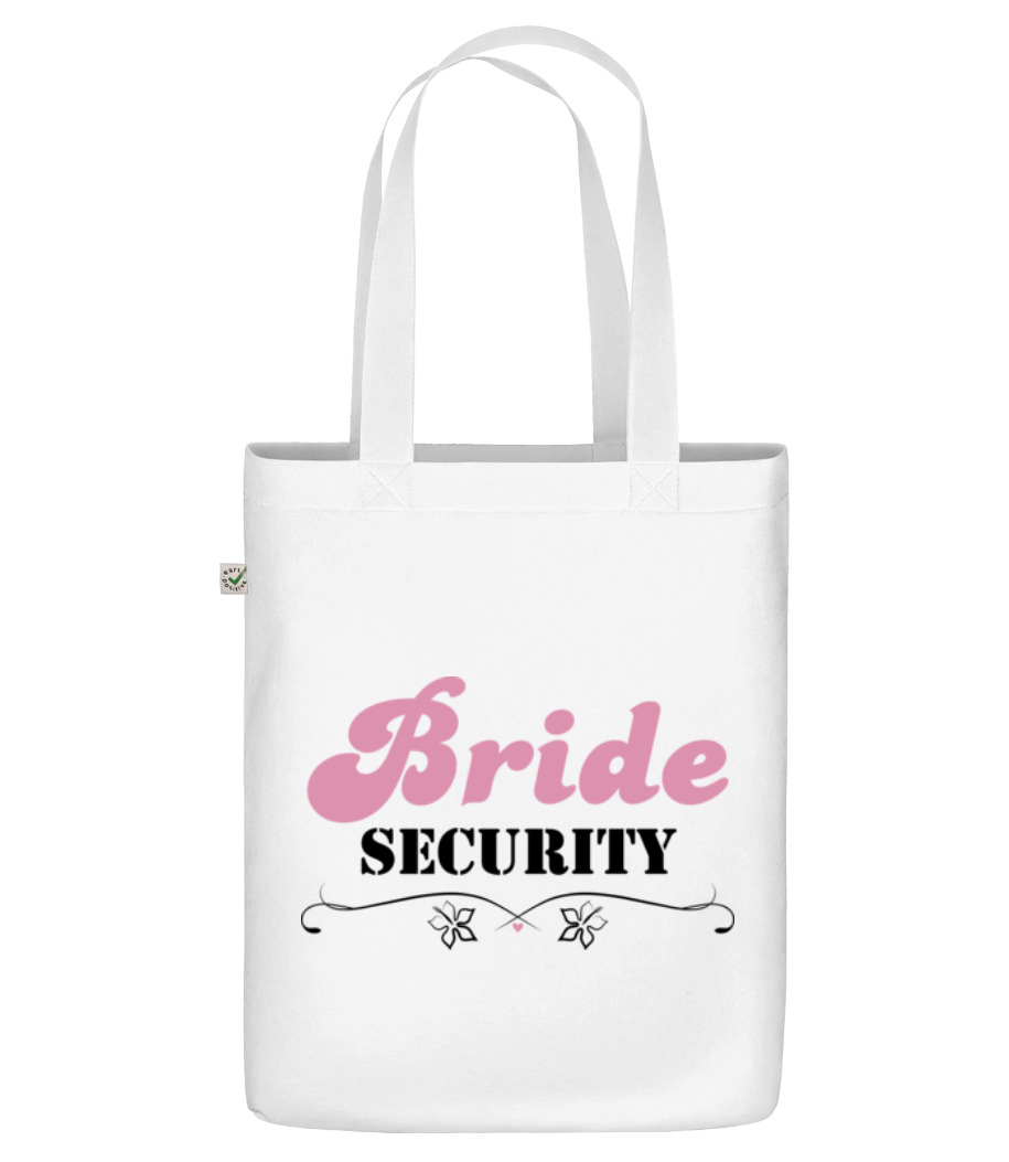 Bride Security Flowers · Sac en toile bio