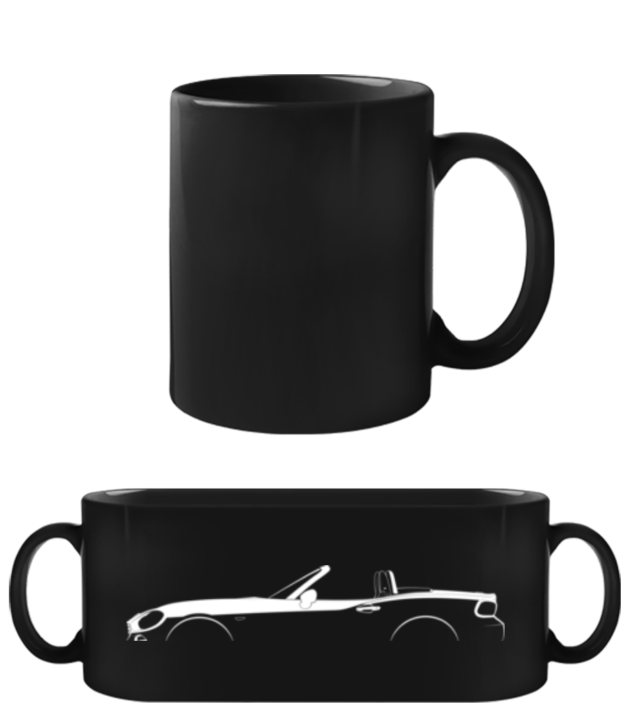 'Fiat 124 Spider (2016)' Silhouette · Tasse Noire