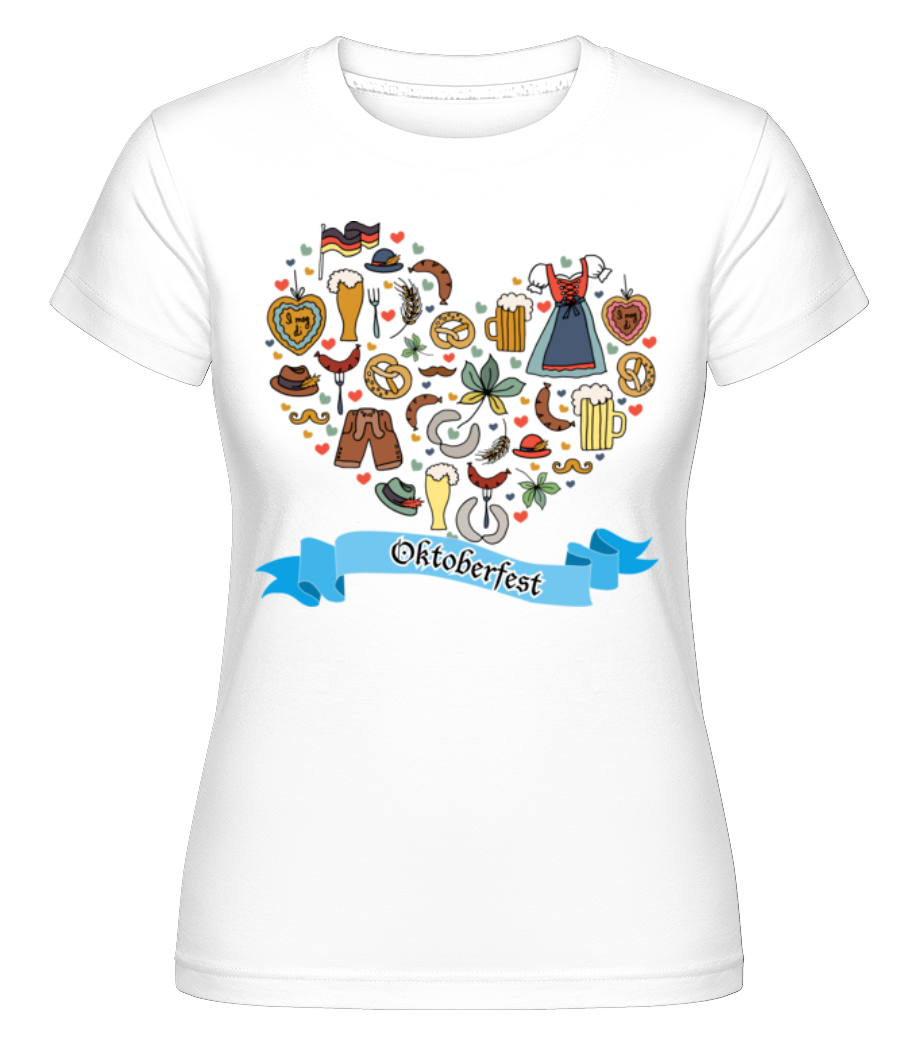 Oktoberfest Herz · Shirtinator Frauen T-Shirt