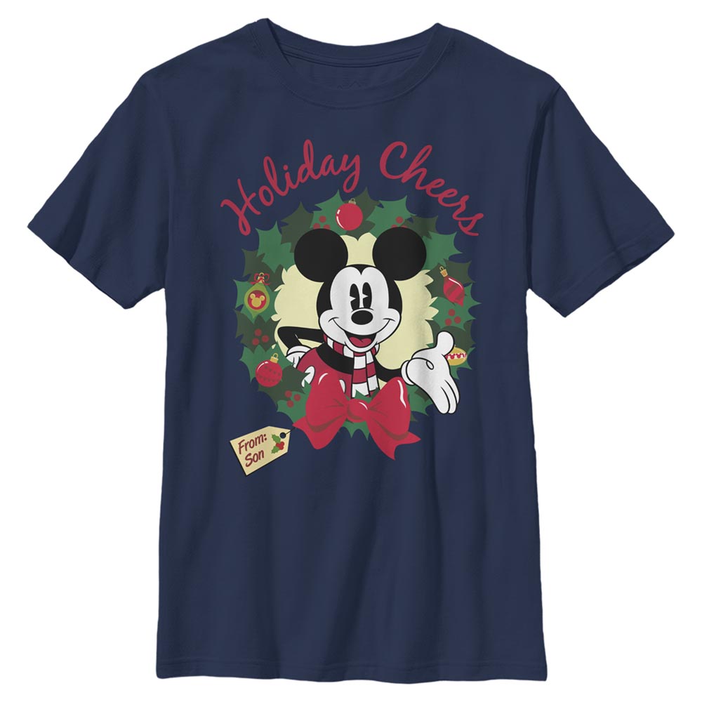 Disney Classics - Mickey Mouse - Mickey Mouse Holiday Cheer Son - Enfant T-shirt