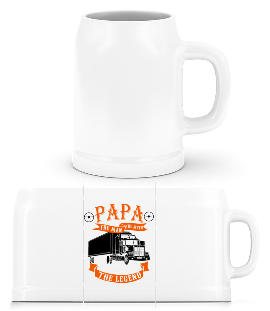 Papa The Legend · Chope de bière