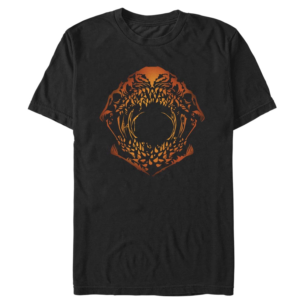 Netflix - Stranger Things - Mind Flayer Pumpkin Face - Halloween - Homme T-shirt - Noir - Devant