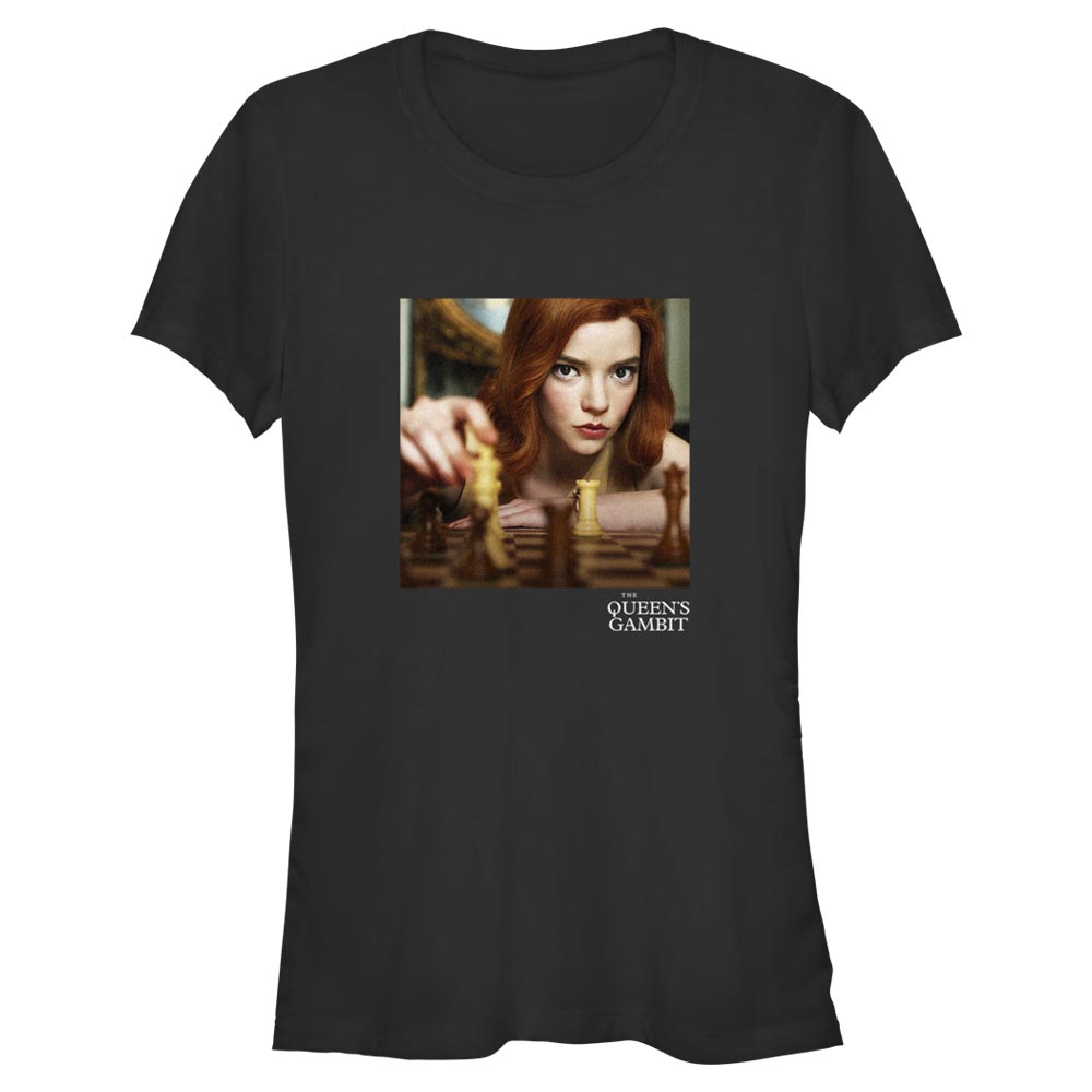 Netflix - Le jeu de la dame - Beth Harmon Checkmate Photo Real - Femme T-shirt