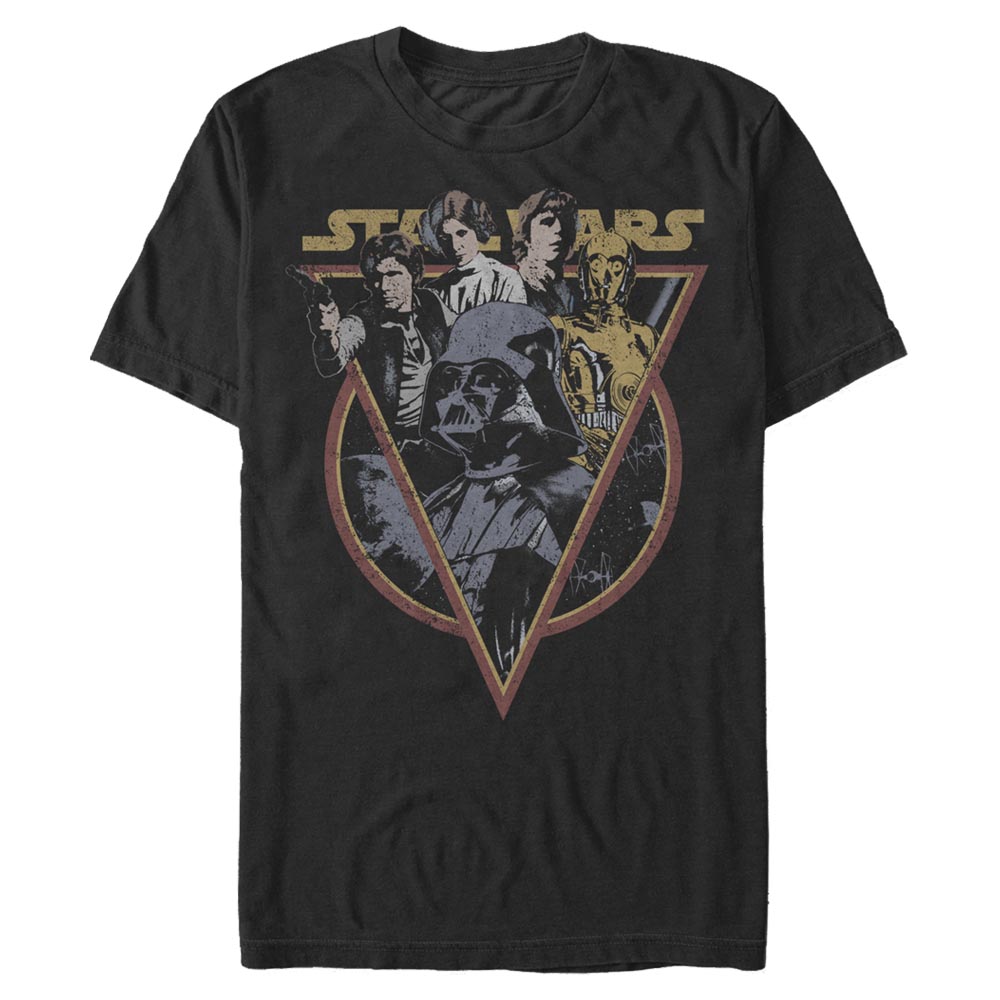 Star Wars - Photo de groupe Retro - Homme T-shirt
