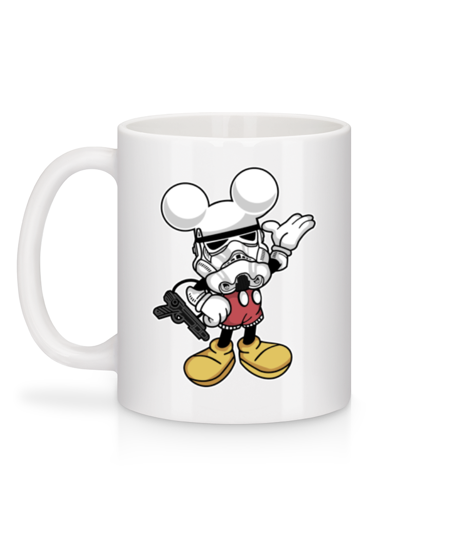 Mickey Trooper - Tasse - Weiß - Hinten