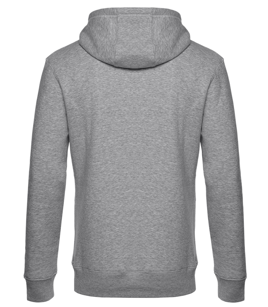Adopté Un Pitbull - Sweat à capuche premium Unisexe - Gris chiné - Derrière