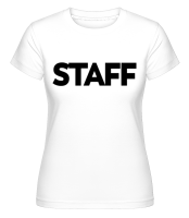Staff -  T-shirt Shirtinator femme - Blanc - Devant