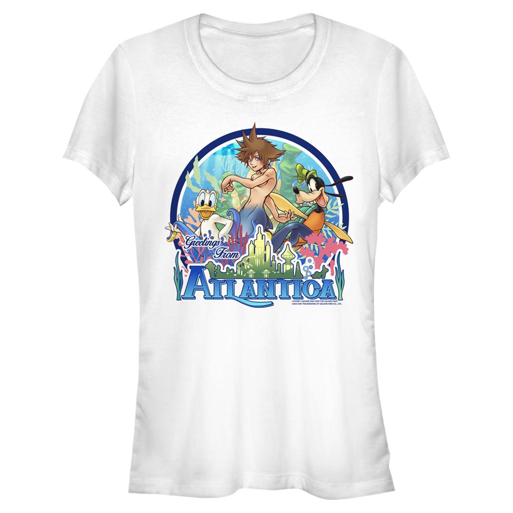 Disney - Kingdom Hearts - Photo de groupe Atlantica World - Femme T-shirt