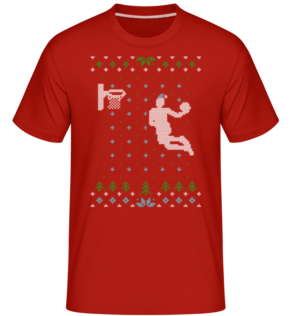 Basketball Dunk Christmas ·  T-Shirt Shirtinator homme