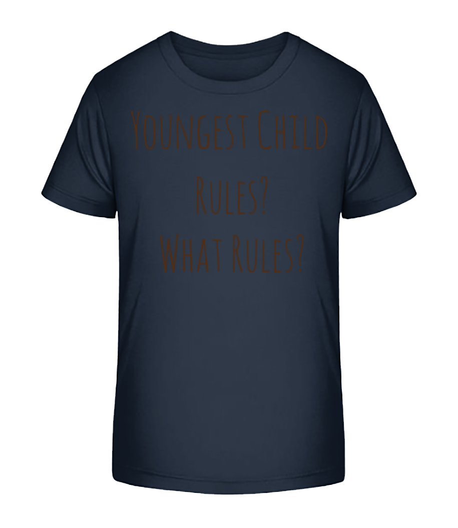 Youngest Child - T-shirt bio Enfant Stanley Stella 2.0 - Bleu marine - Devant