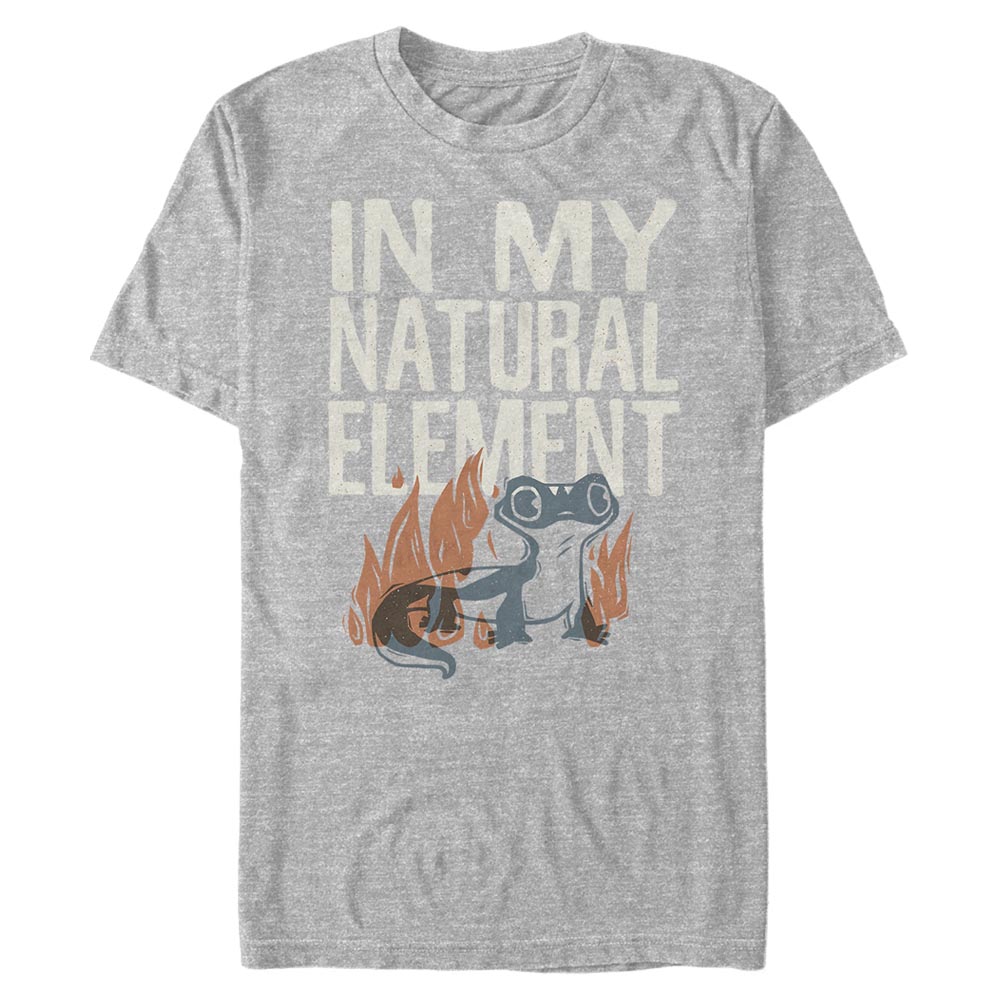 Disney - La Reine des neiges - Salamander Woodcut - Homme T-shirt