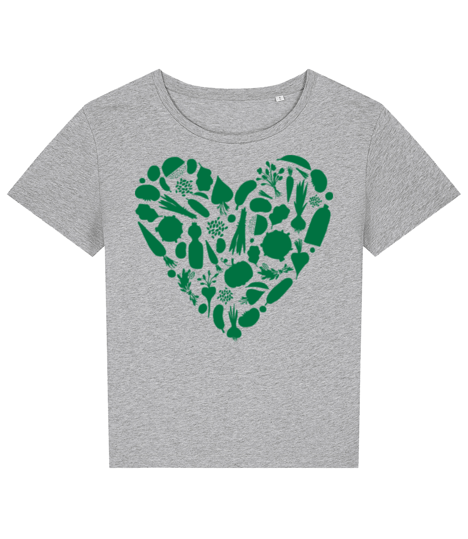 Coeur Végétarien · T-shirt bio Femme Stanley Stella 2.0