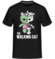 The Walking Cat -  Shirtinator Men's T-Shirt - Black - Front The Walking Cat -  Shirtinator Men's T-Shirt - Black - Front