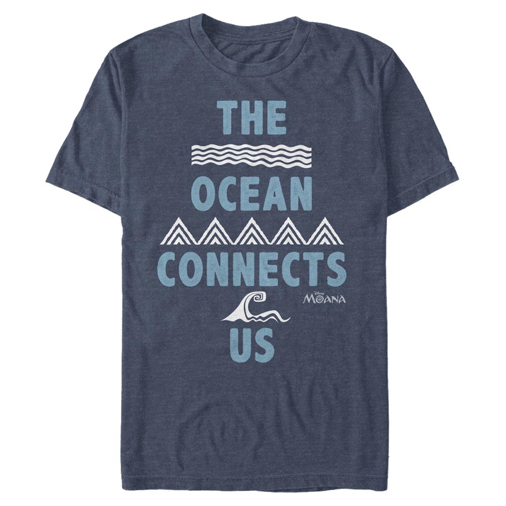 Disney - Vaiana : La Légende du bout du monde - Texte The Ocean Connects Us - Homme T-shirt