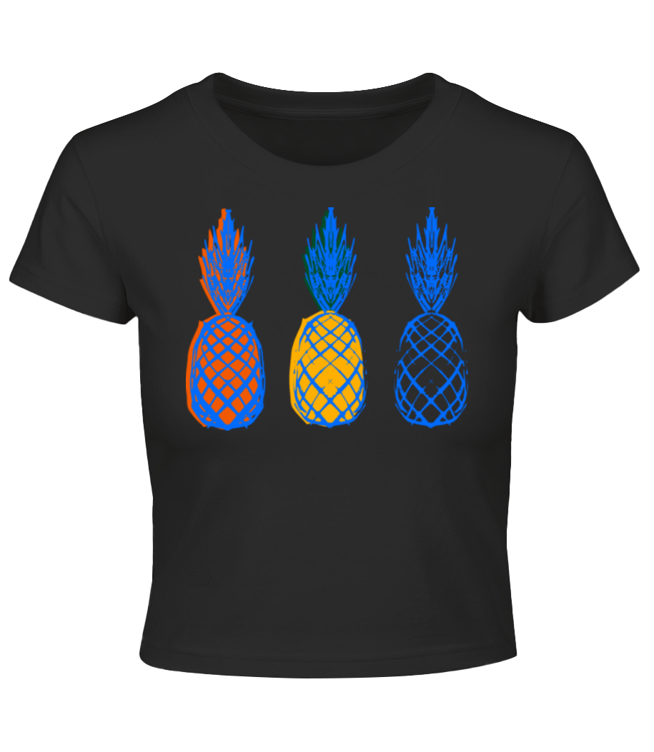 Peinture D'Ananas · Crop top
