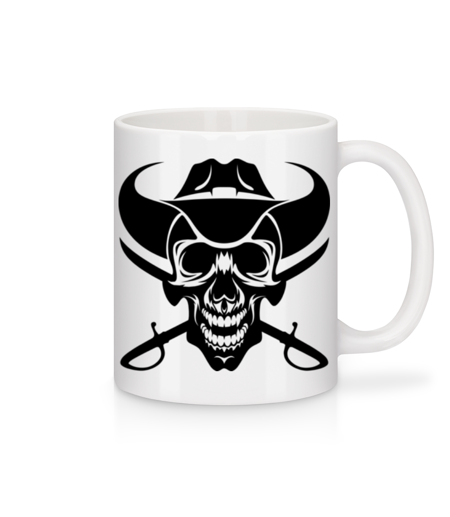 Wild West Skull · Mug en céramique blanc