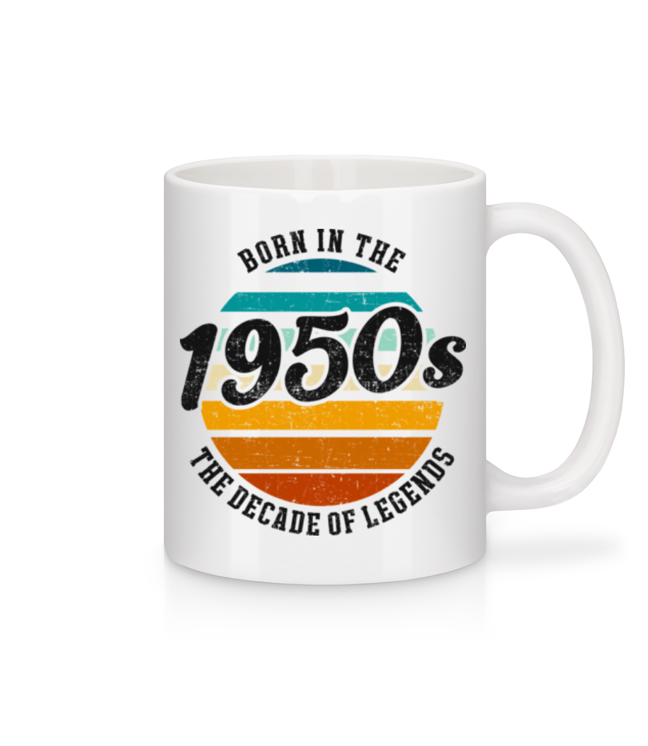 1950 The Decade Of Legends · Mug en céramique blanc
