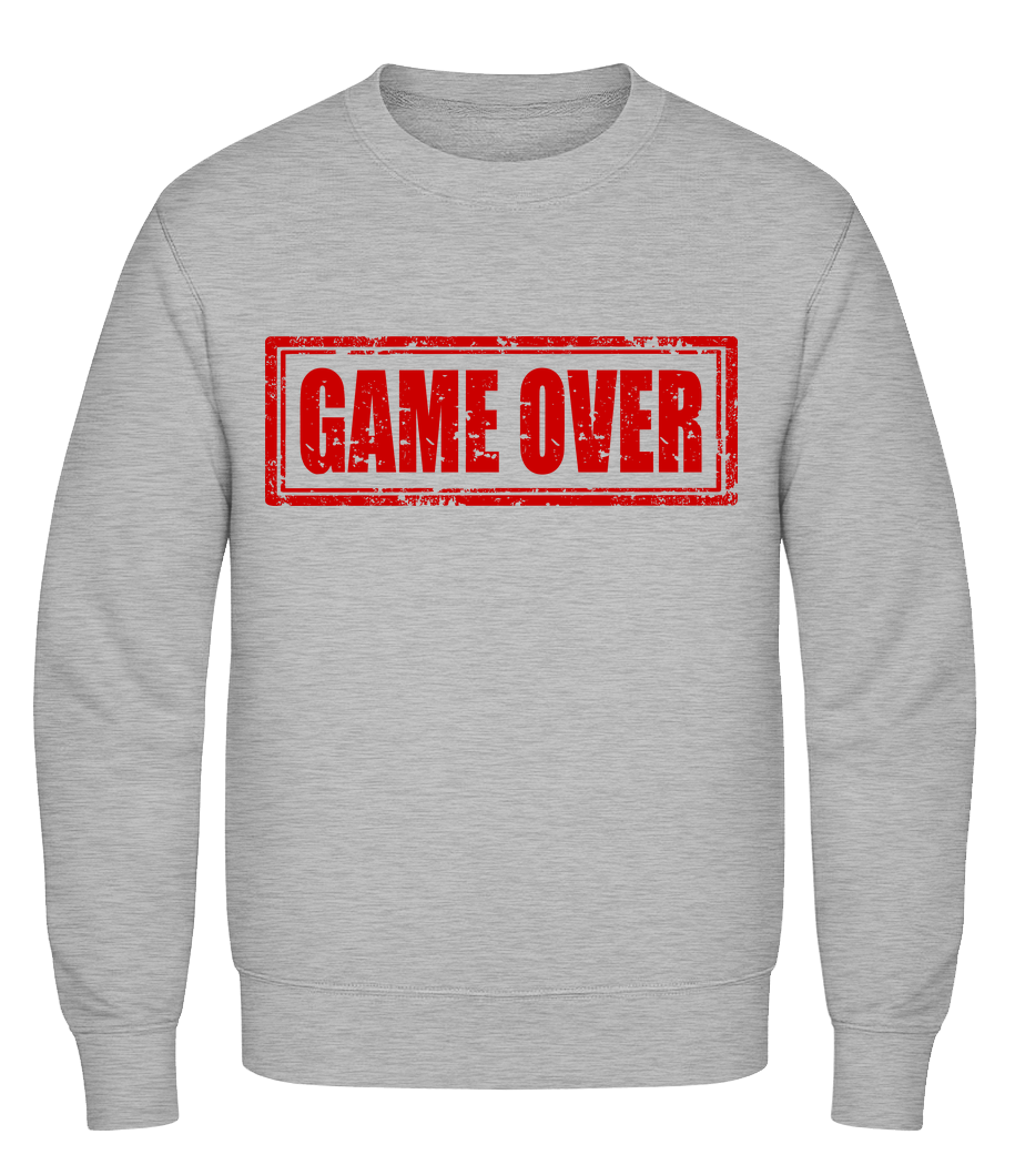 Game Over Sign Red · Sweatshirt Homme
