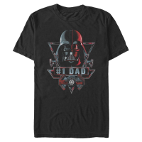 Star Wars - Darth Vader Dad Ranking Score - Father's Day - Homme T-shirt - Noir - Devant
