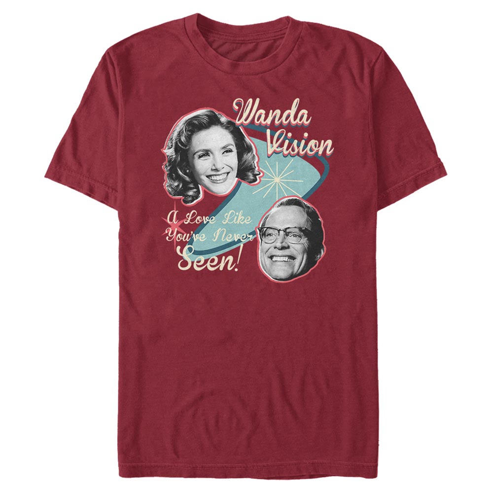 Marvel - WandaVision - La Sorcière rouge & Vision Classic Wanda - Homme T-shirt