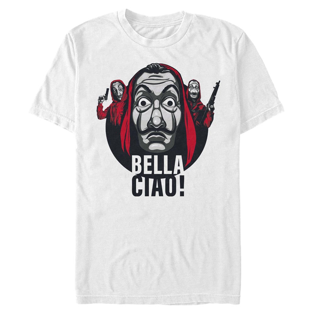 Netflix - La casa de papel - Photo de groupe Ciao Circle Trio - Homme T-shirt
