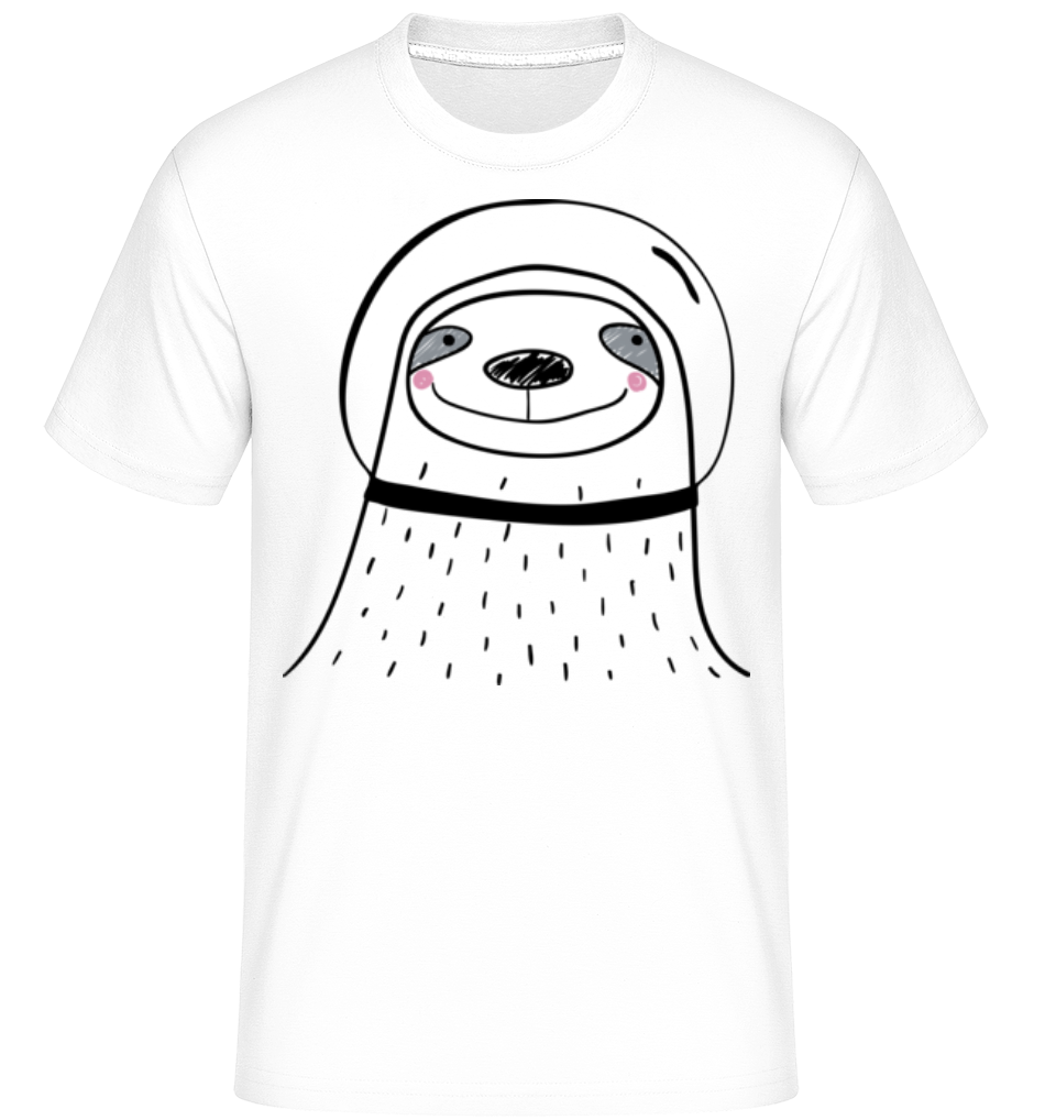 Aperçu: Paresse De L'Espace -  T-Shirt Shirtinator homme - Blanc - Devant
