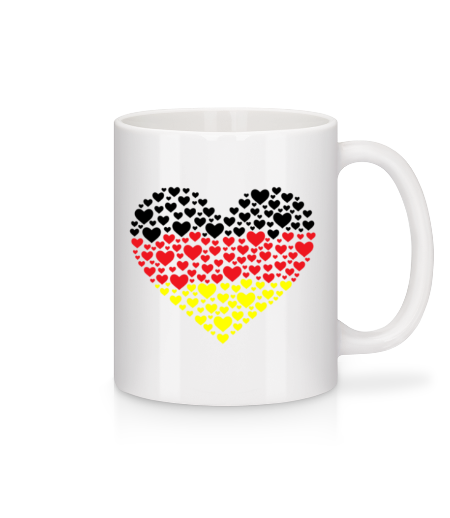 Cœur L'Allemagne · Mug en céramique blanc