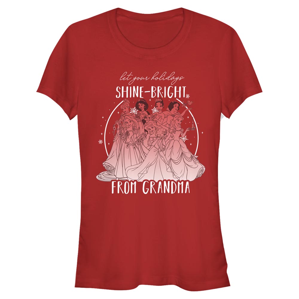 Disney - Princesses Disney - Photo de groupe Shine Bright Grandma - Christmas - Femme T-shirt