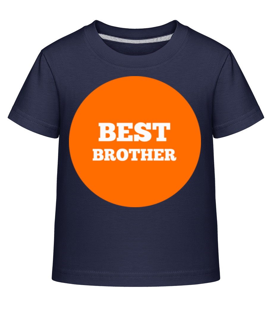 Aperçu: Best Brother - T-shirt shirtinator Enfant - Bleu marine - Devant