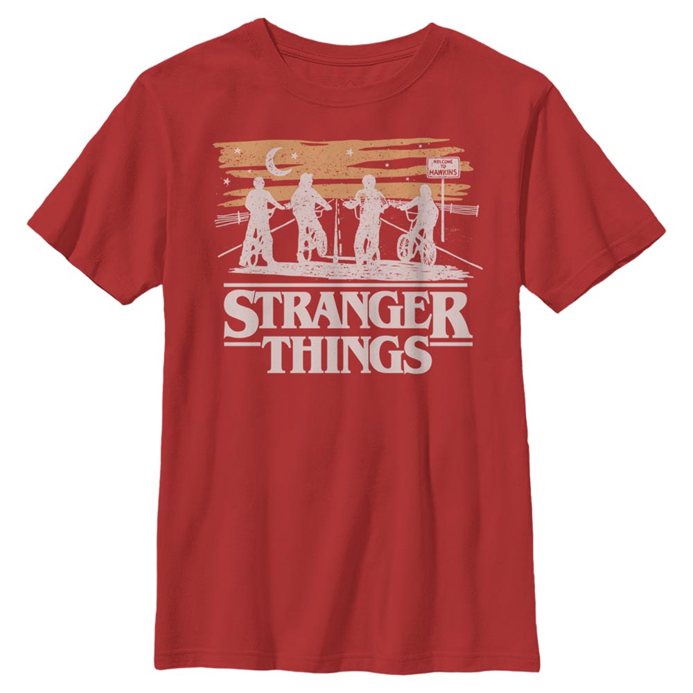 Netflix - Stranger Things - Photo de groupe Jank Drawing - Enfant T-shirt