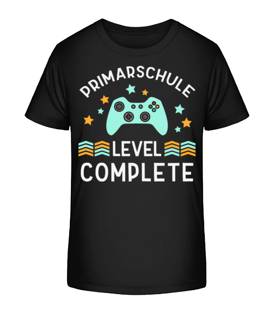 Primarschule Level Complete · Kinder Bio T-Shirt Stanley Stella 2.0