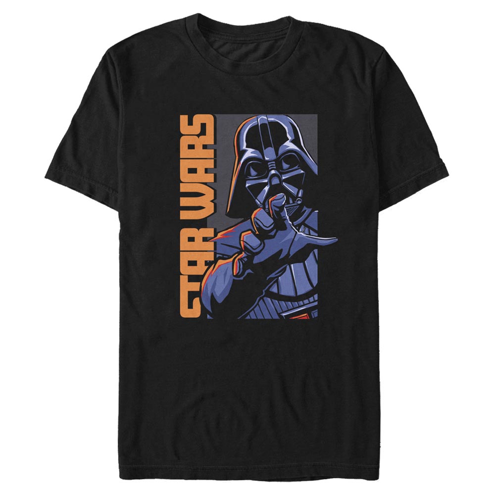 Vorschau: Star Wars - Darth Vader Force Choke - Männer T-Shirt - Schwarz - Vorne