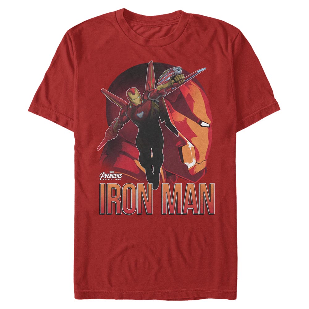 Marvel - Avengers Infinity War - Iron Man Invincible Sil - Homme T-shirt