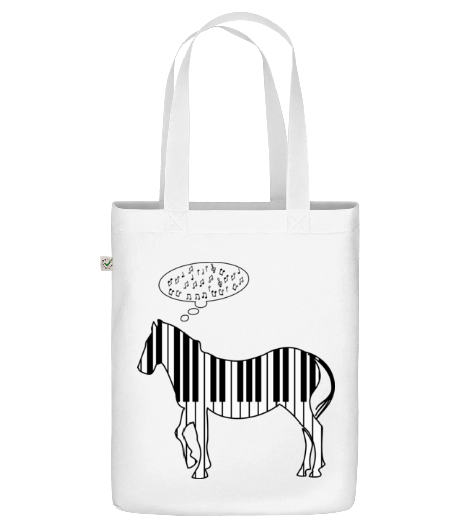Piano Zèbre · Sac en toile bio
