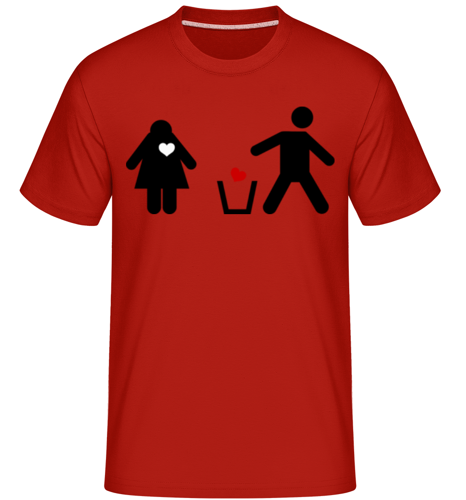 Cœur Jeter Logo ·  T-Shirt Shirtinator homme