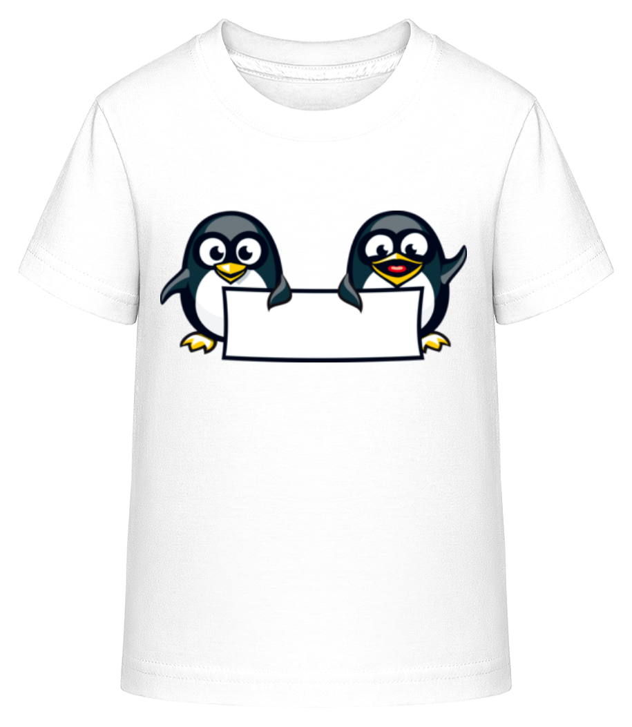 Cute Penguins Sign · T-shirt shirtinator Enfant