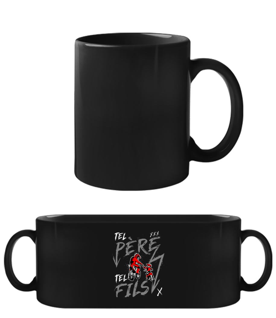 Tel Père Tel Fils · Tasse Noire