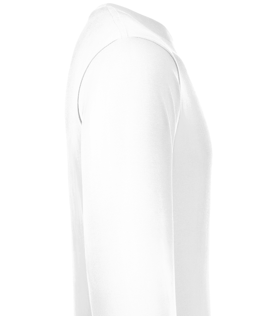 Aperçu: T-shirt à manches longues standard Homme - Blanc - Droit
