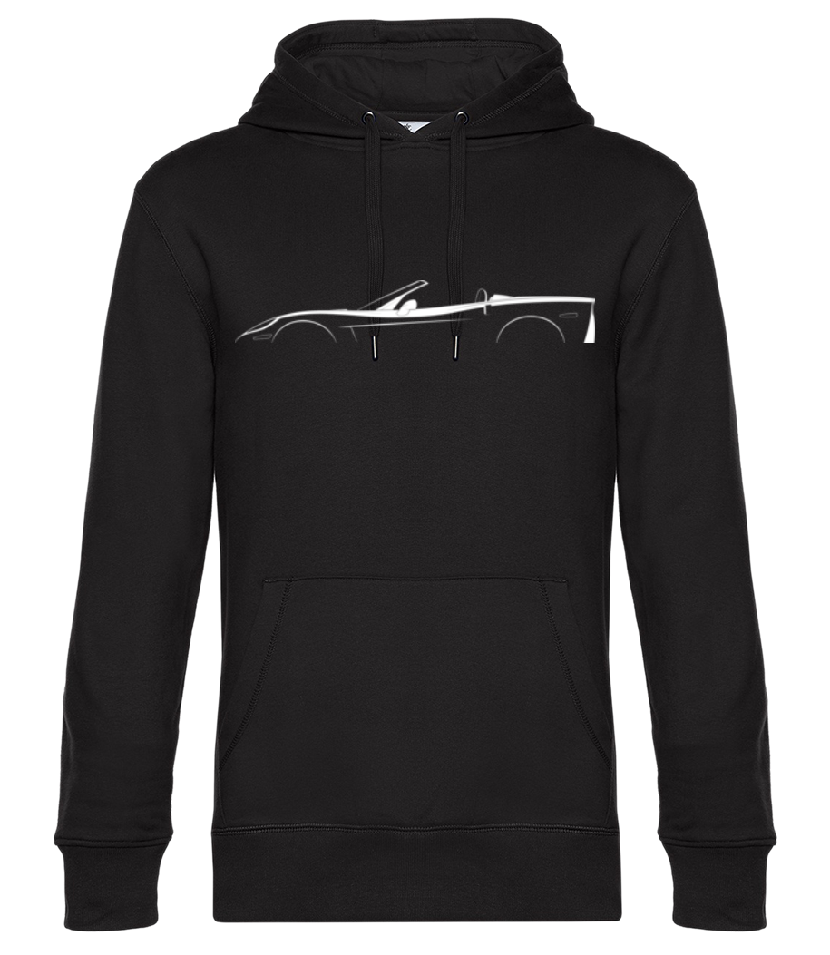 'Corvette C6 Convertible' Silhouette · Sweat à capuche standard homme