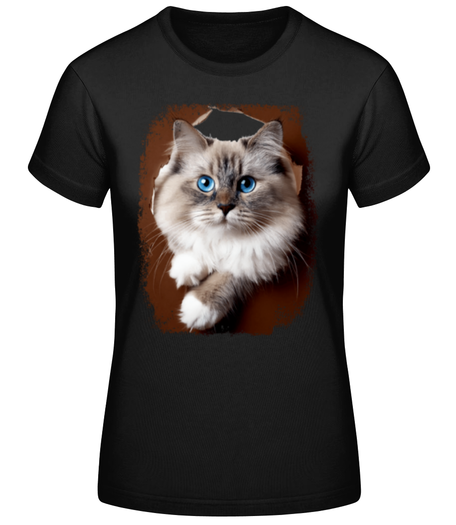 Un Chat Regarde Par Un Judas · T-shirt standard Femme