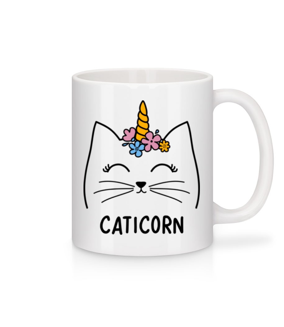 Caticorn · Mug en céramique blanc