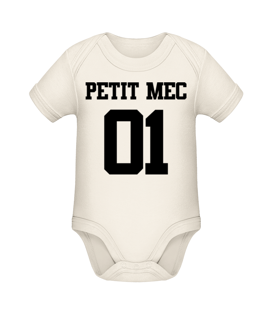 Petit Mec · Body manches courtes bio