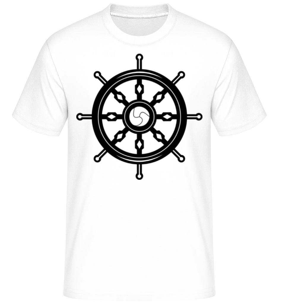 Wheel Black/White ·  T-Shirt Shirtinator homme