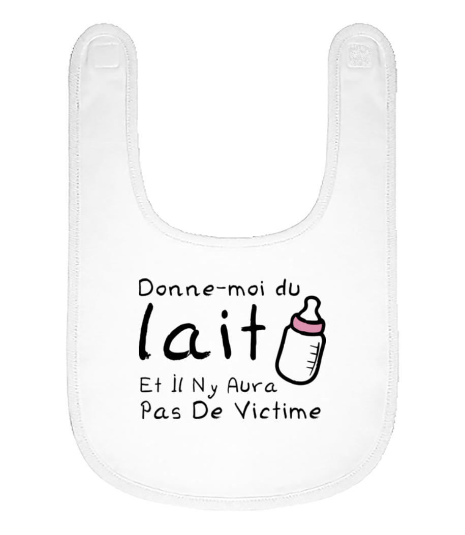 Donne-Moi Du Lait · Bavoir Bébé bio