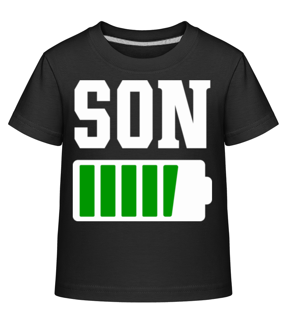 Son - T-shirt shirtinator Enfant - Noir - Devant