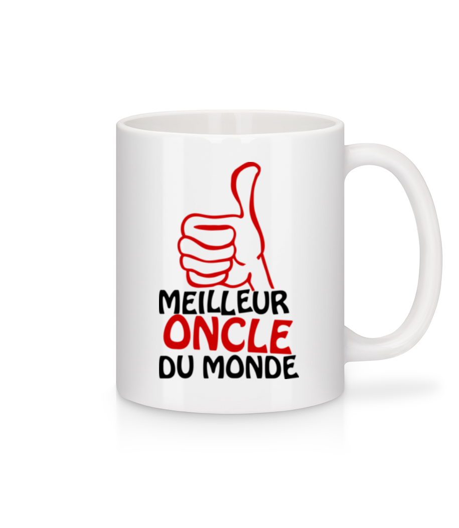 Meilleur Oncle Du Monde · Mug en céramique blanc