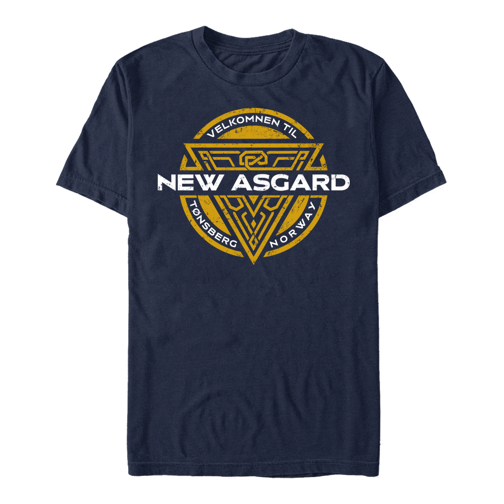 Aperçu: Marvel - Thor Love and Thunder - Logo New Badge - Homme T-shirt - Bleu marine - Devant