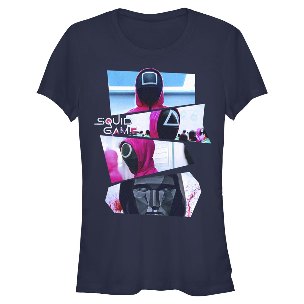 Netflix - Squid Game - Front Man & Guards Masked Markers - Femme T-shirt
