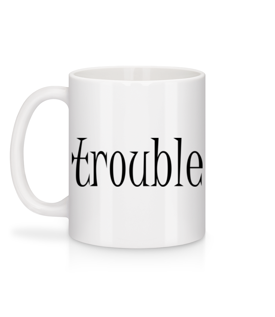 Aperçu: Trouble Makers Partner - Mug en céramique blanc - Blanc - Derrière