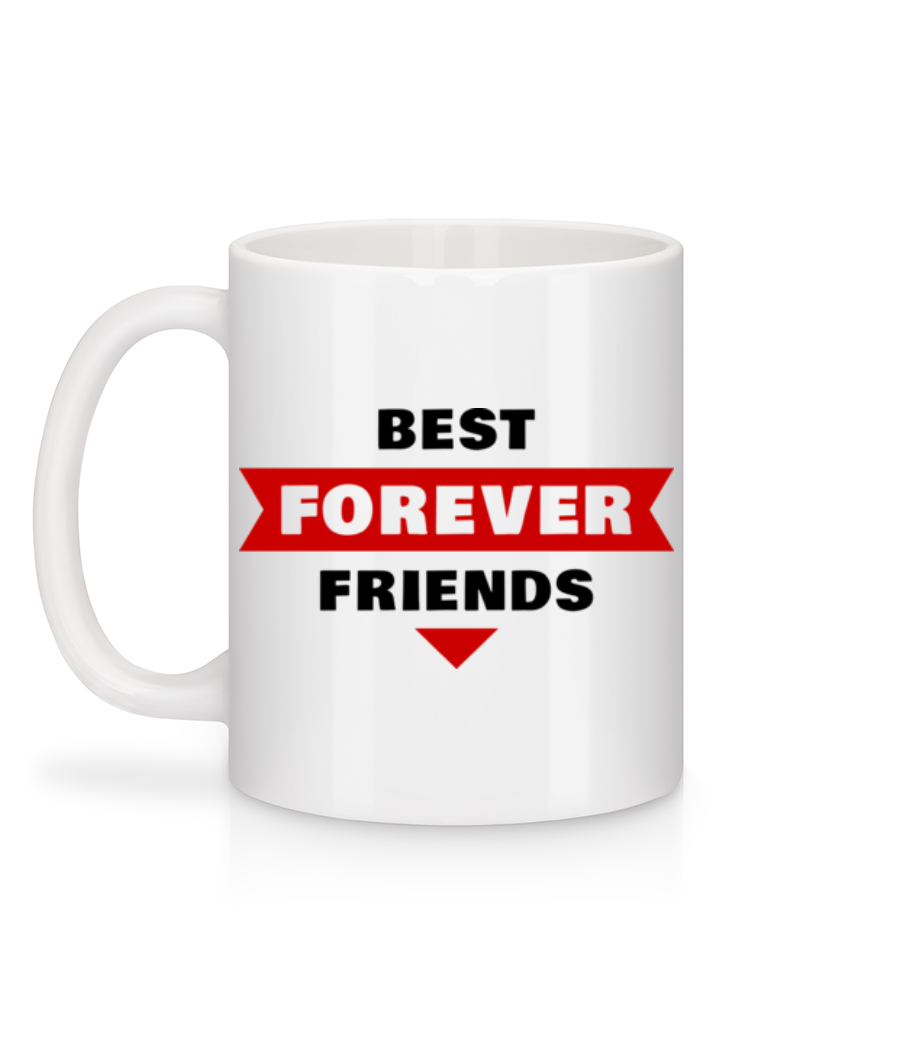Aperçu: Best Friends Forever - Mug en céramique blanc - Blanc - Derrière